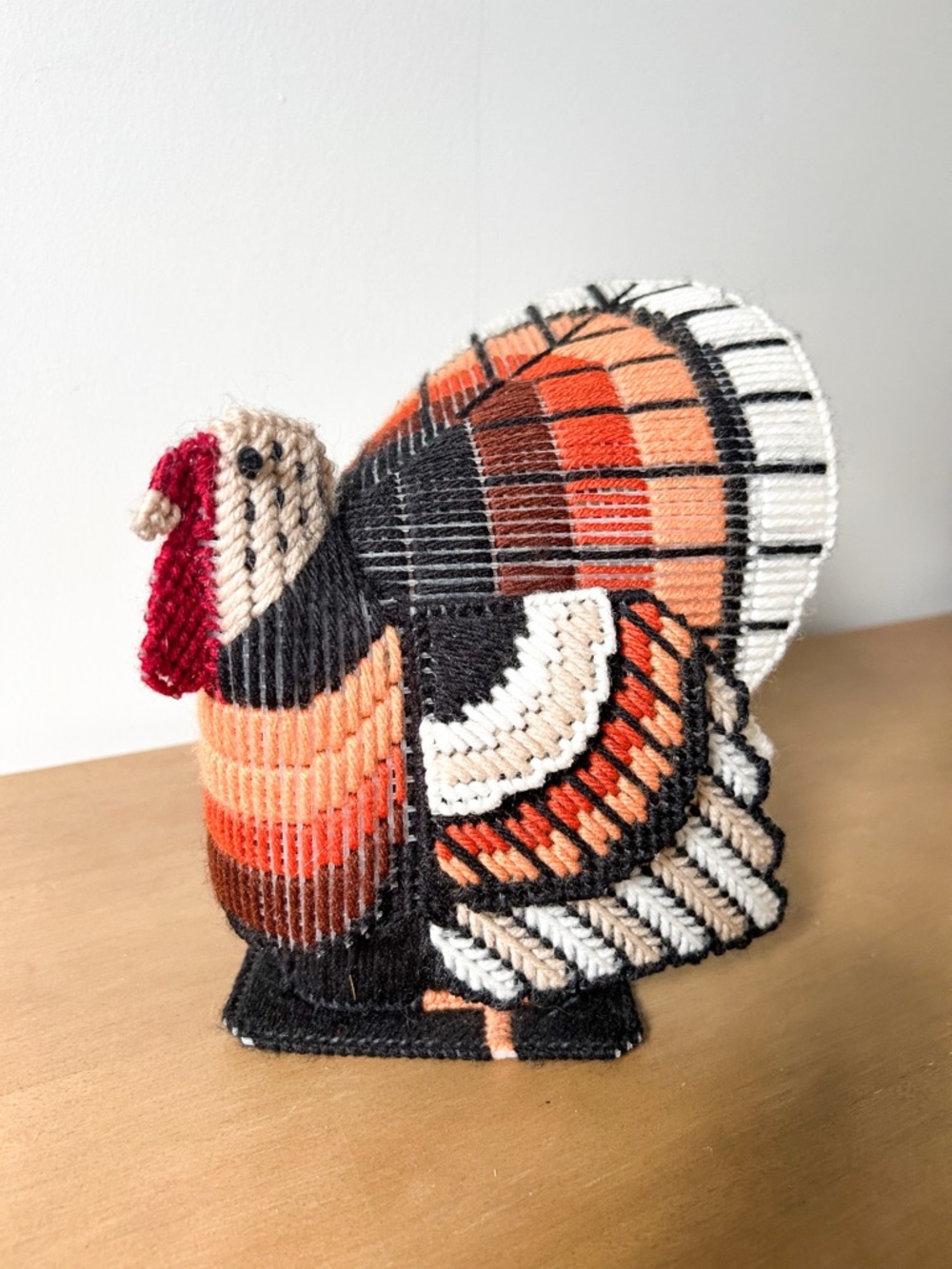 Vintage Needlepoint Turkey